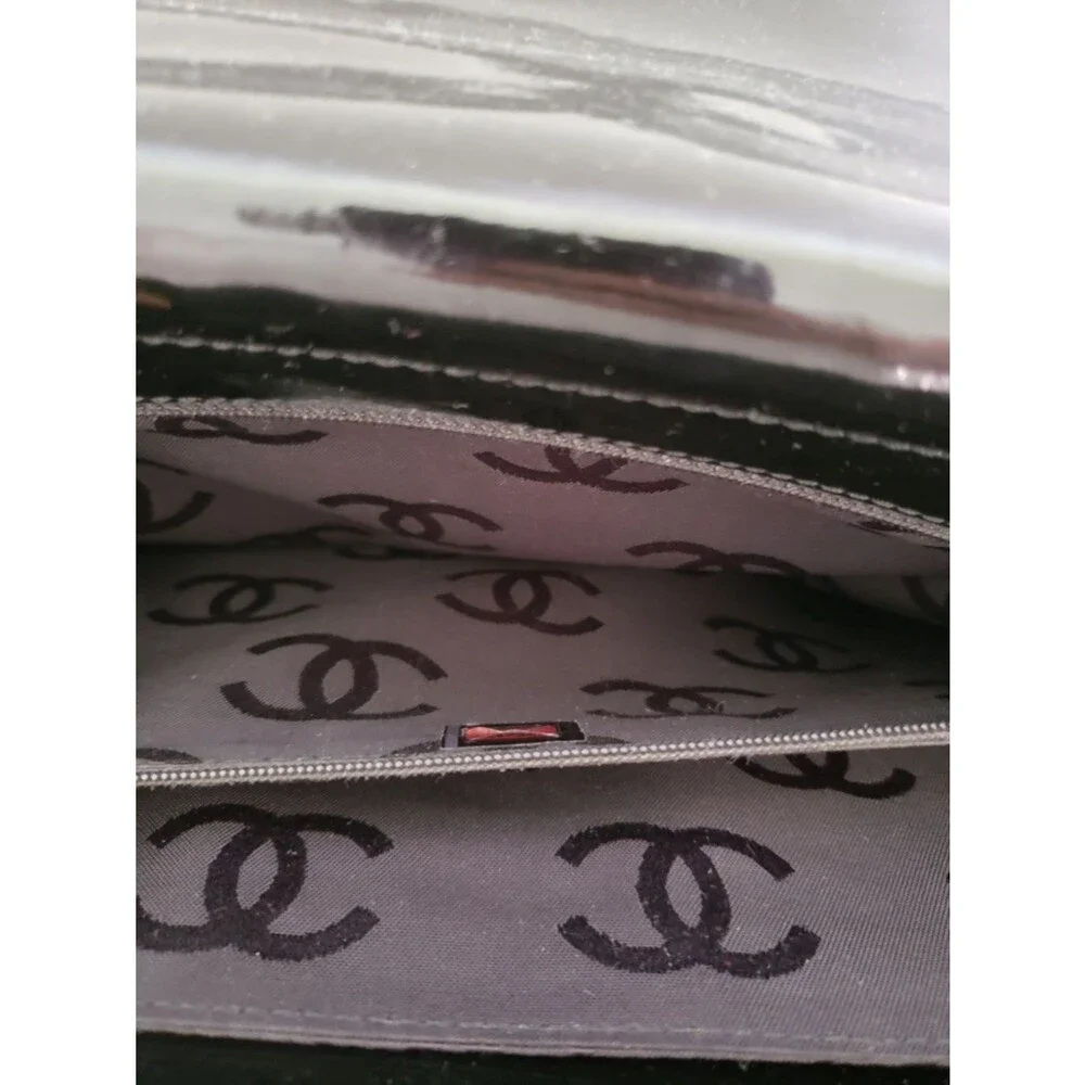 Chanel Patent Leather Grand Shopping Bag